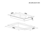 30cm 2 Zone Ceramic Cooktop