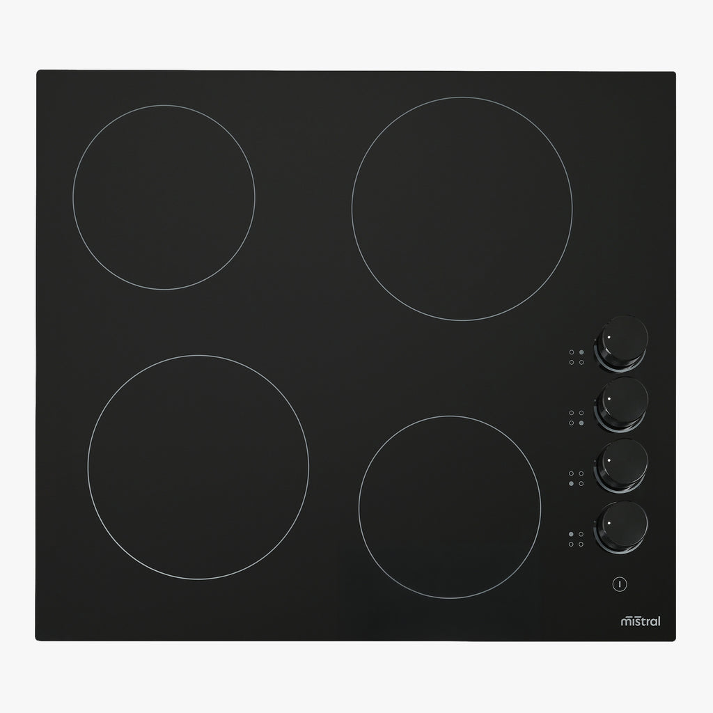 60cm 4 Zone Knob Control Ceramic Cooktop