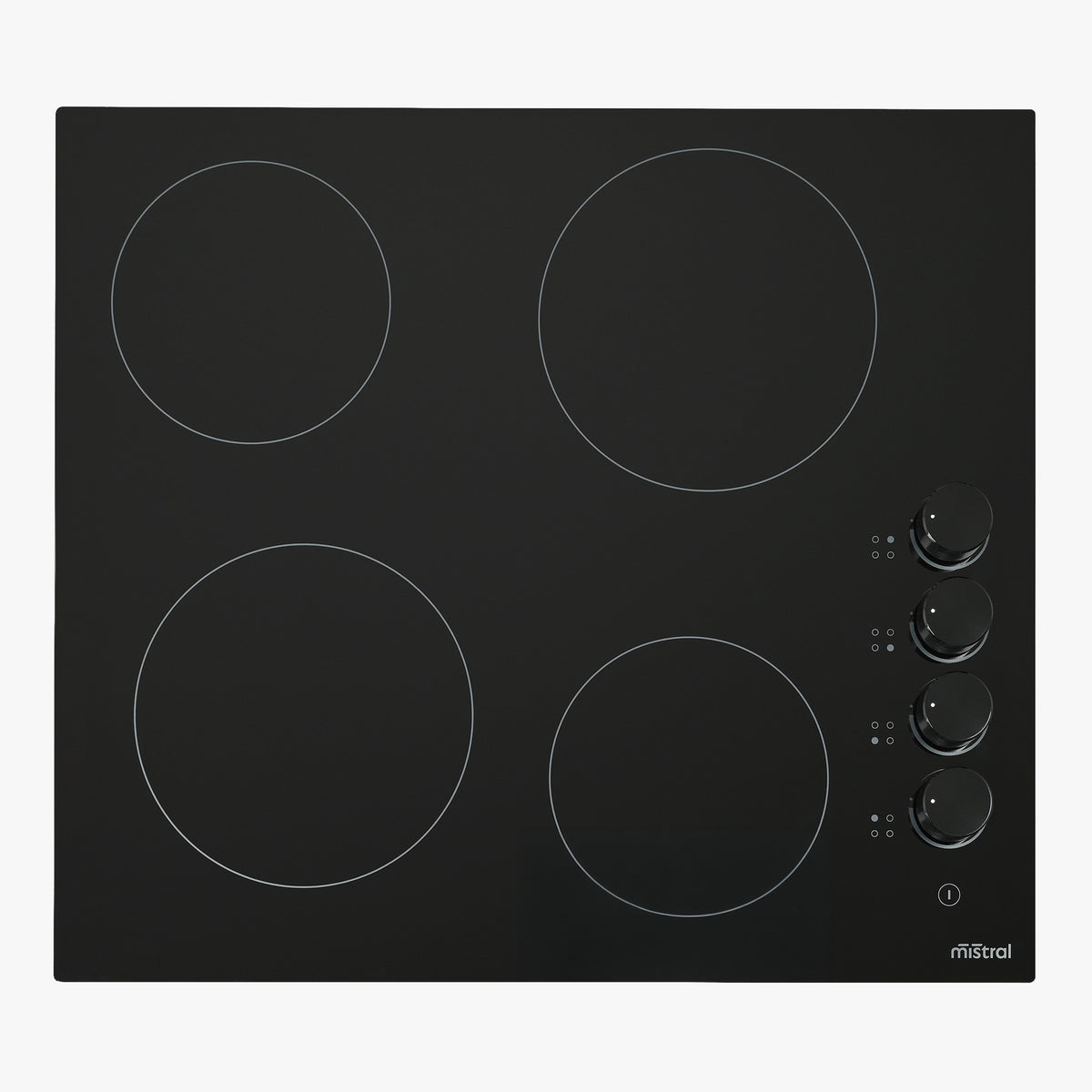 60cm 4 Zone Knob Control Ceramic Cooktop