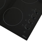 60cm 4 Zone Knob Control Ceramic Cooktop