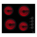60cm 4 Zone Knob Control Ceramic Cooktop
