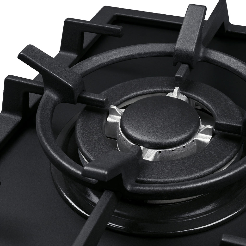 30cm Single Burner Gas Cooktop - Matte Glass