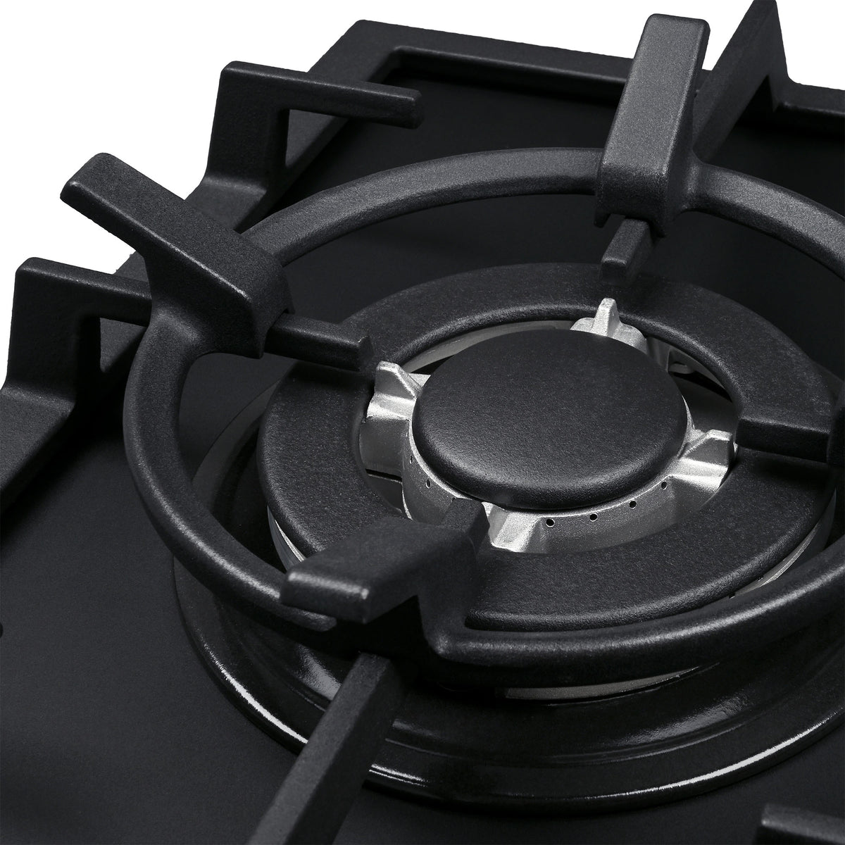 30cm Single Burner Gas Cooktop - Matte Glass