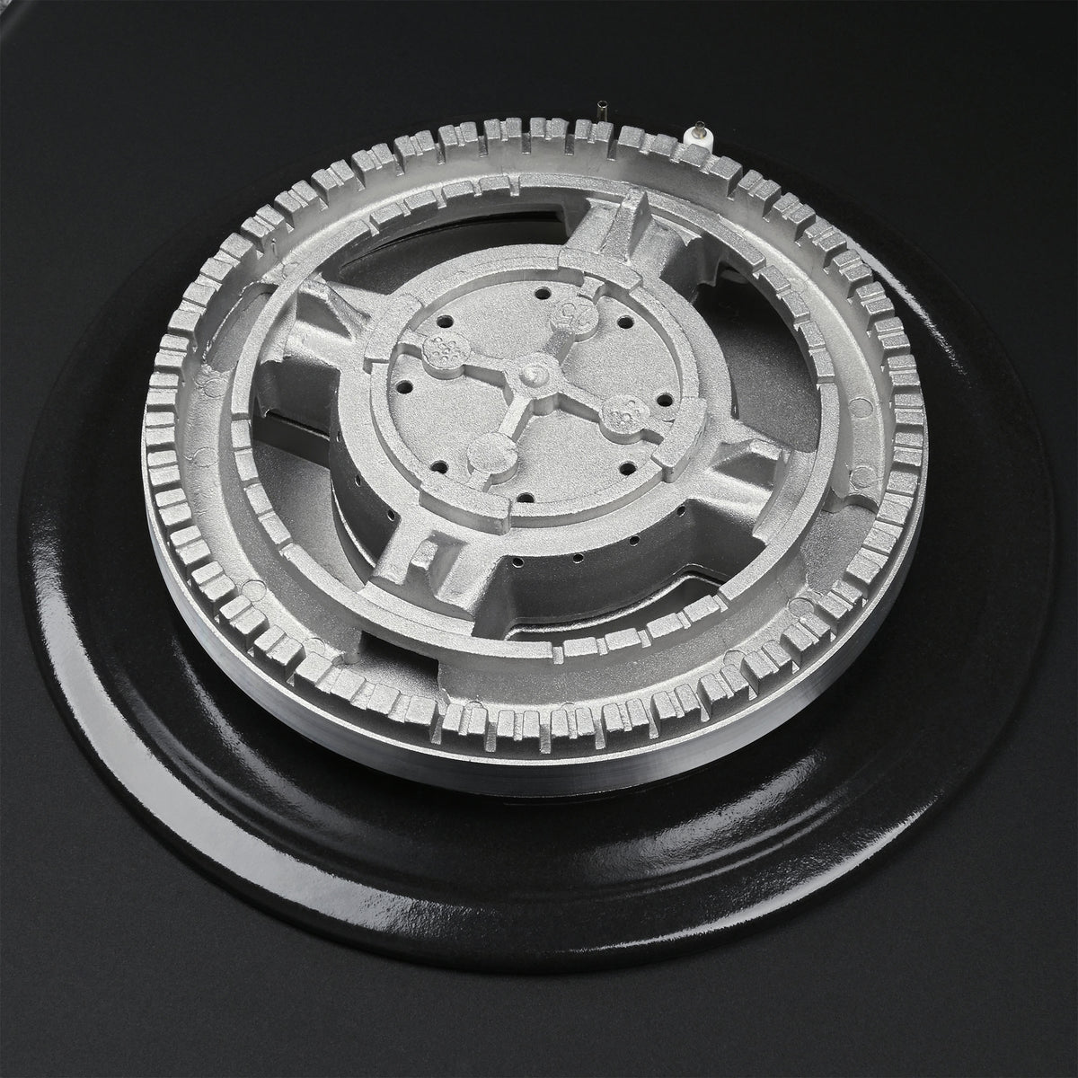 30cm Single Burner Gas Cooktop - Matte Glass