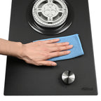 30cm Single Burner Gas Cooktop - Matte Glass