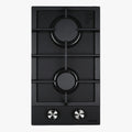 30cm Dual Burner Gas Cooktop - Matte Glass