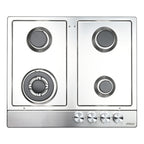 60cm 4 Burner Gas Cooktop - Stainless Steel