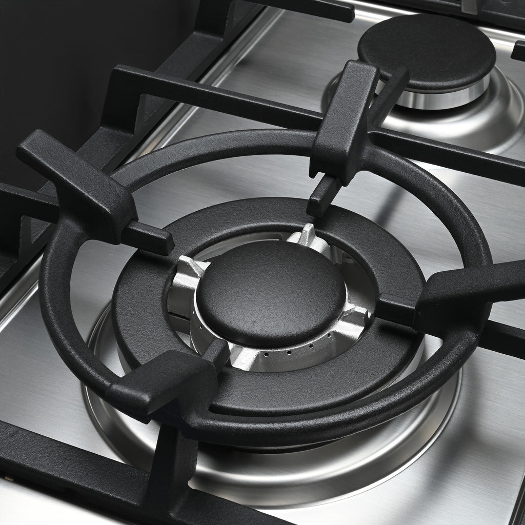 60cm 4 Burner Gas Cooktop - Stainless Steel