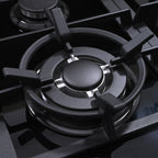 60cm 4 Burner Black Ceramic Glass Gas Cooktop