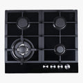 60cm 4 Burner Black Ceramic Glass Gas Cooktop