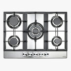 70cm 5 Burner Gas Cooktop- Stainless Steel