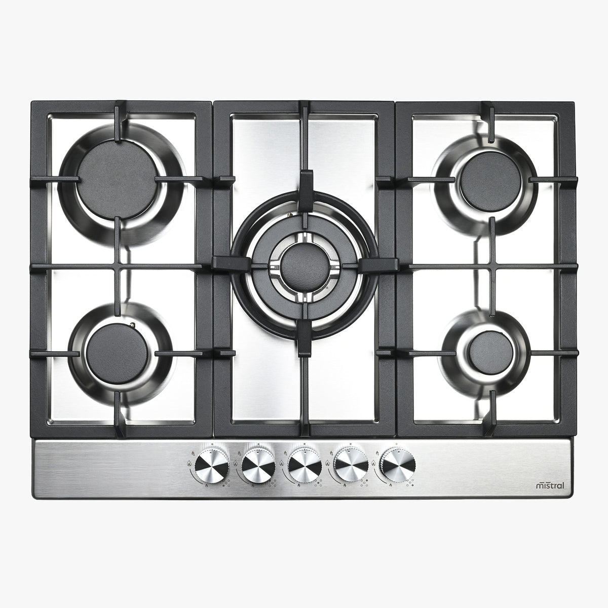 70cm 5 Burner Gas Cooktop- Stainless Steel
