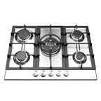70cm 5 Burner Gas Cooktop- Stainless Steel