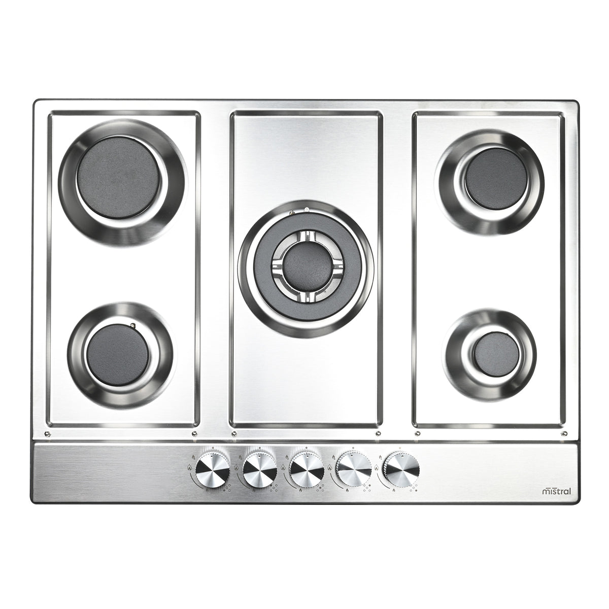 70cm 5 Burner Gas Cooktop- Stainless Steel