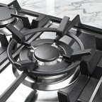 70cm 5 Burner Gas Cooktop- Stainless Steel