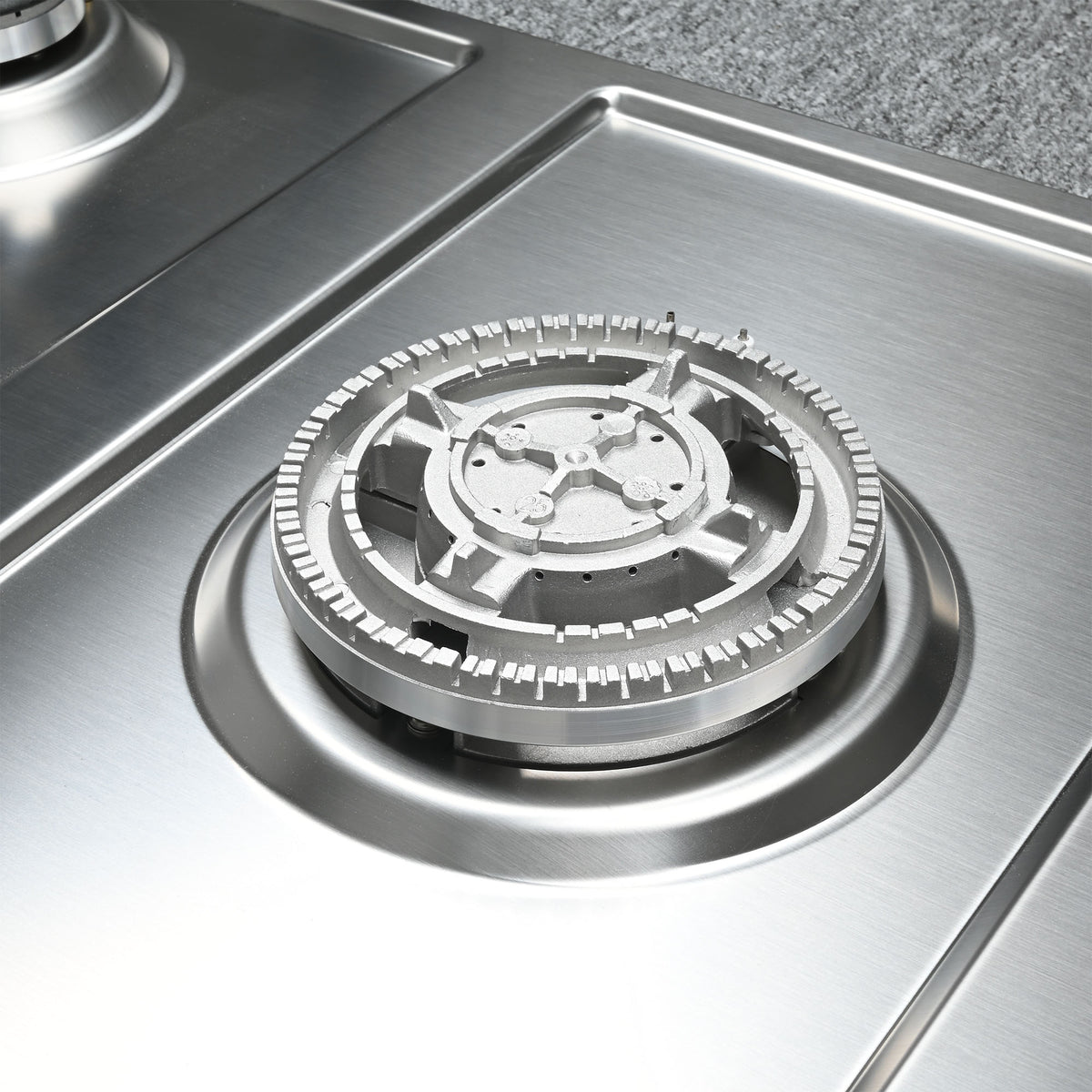 90cm 5 Burner Gas Cooktop- Stainless Steel