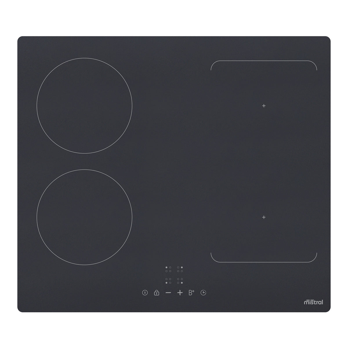 60cm Flex Zone Induction Cooktop - Matte Glass