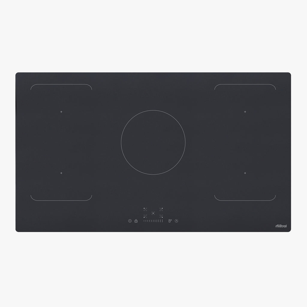 90cm Flex Zone Induction Cooktop - Matte Glass