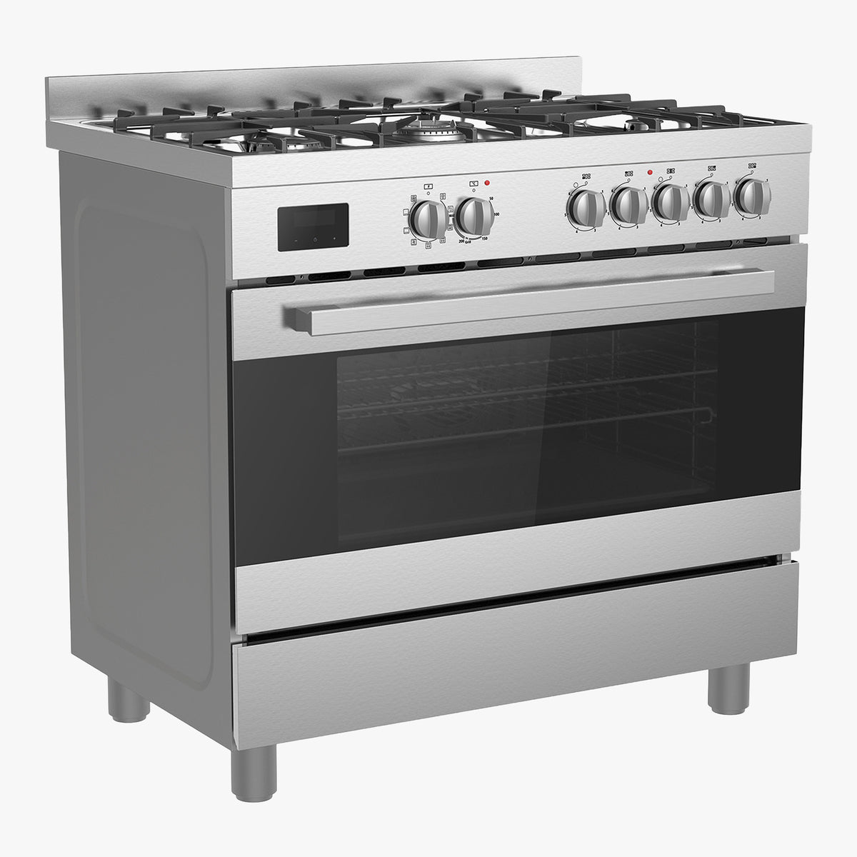 90cm Freestanding Electric Oven with Gas Cooktop