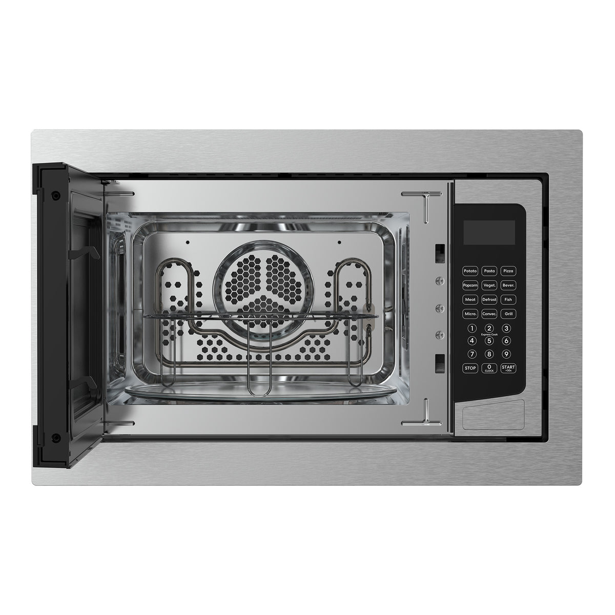 25L Stainless Steel Built In Convection Microwave Oven
