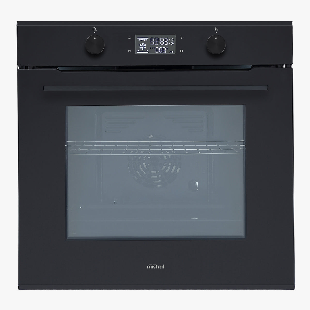 60cm 9 Function Built-in Pyrolytic Oven – Black