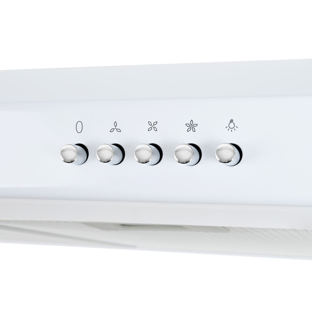 60cm Fixed Rangehood - White