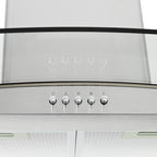 90cm Curve glass Rangehood