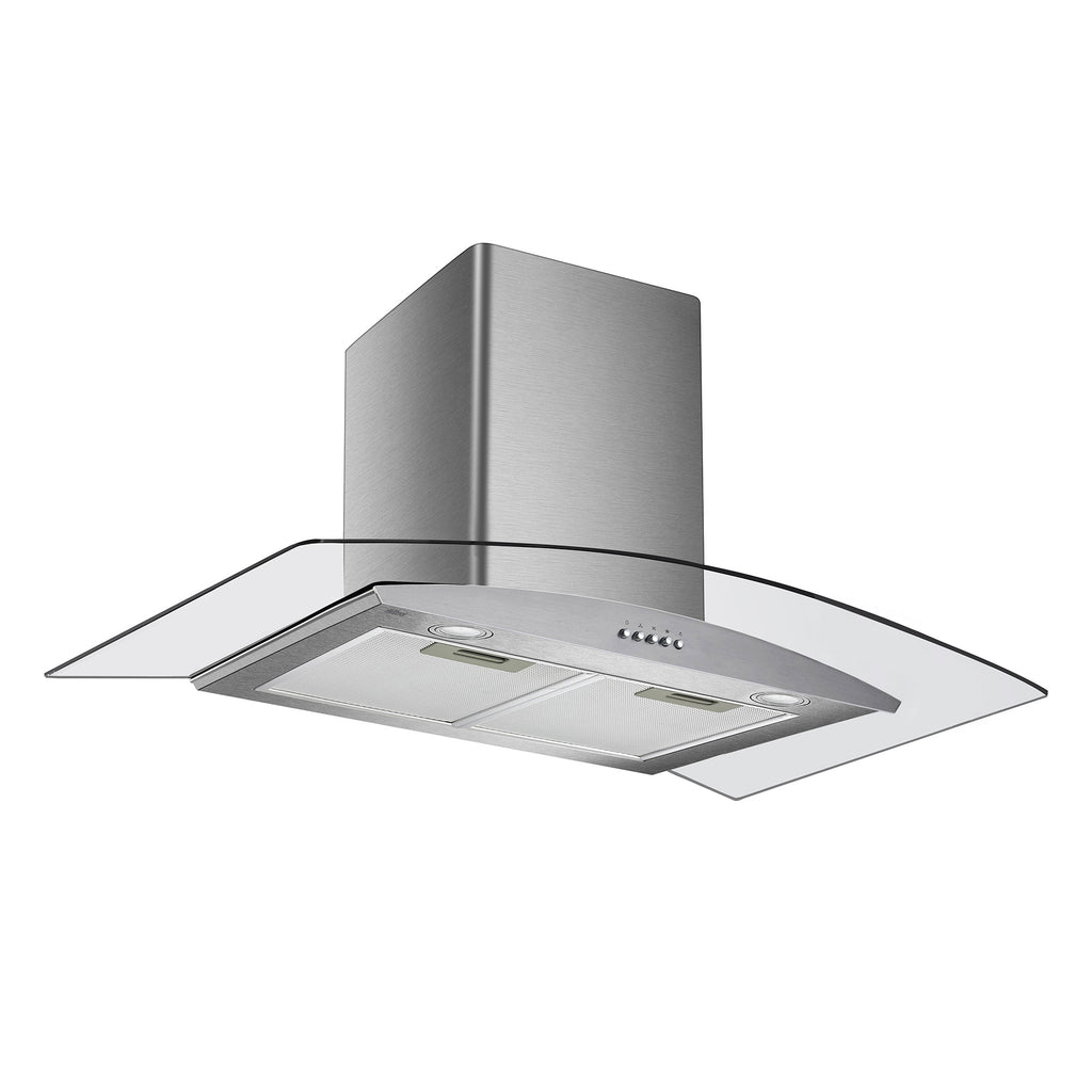 90cm Curve glass Rangehood