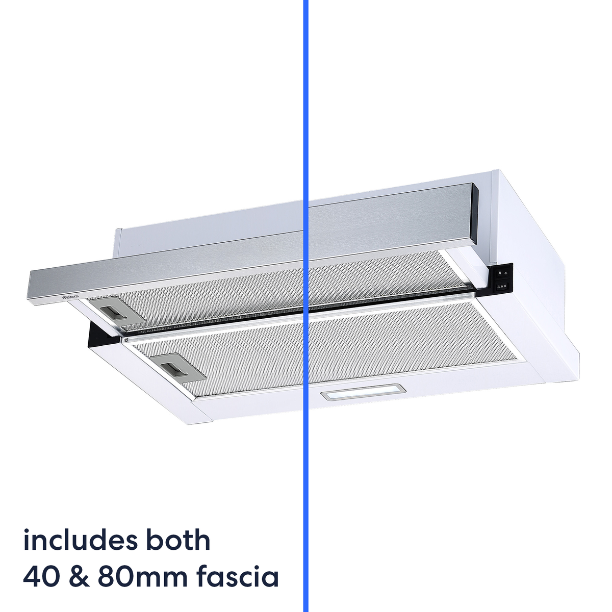 60cm Re-Circulating Slide out Rangehood