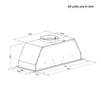 75cm Undermount Rangehood