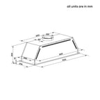 90cm Undermount Rangehood