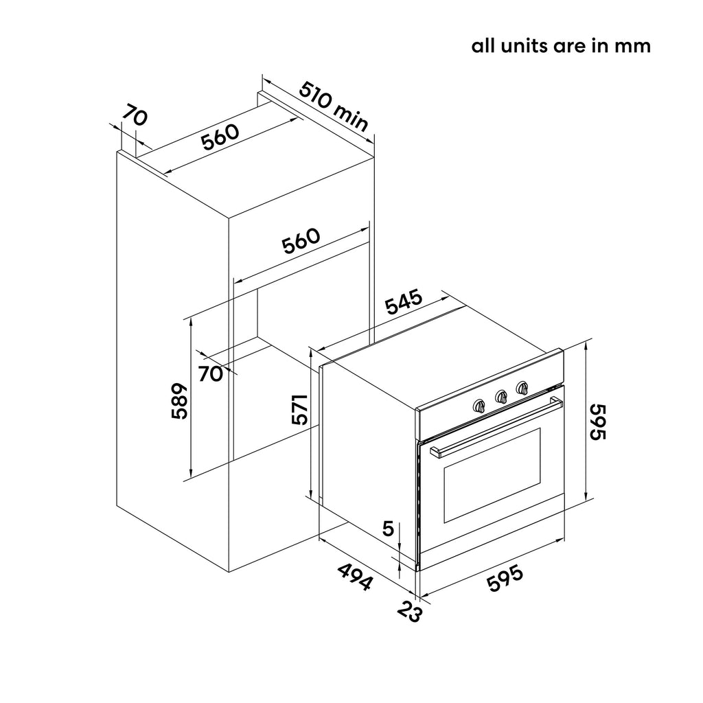 Cooktop Pack - Oven with Gas Cooktop