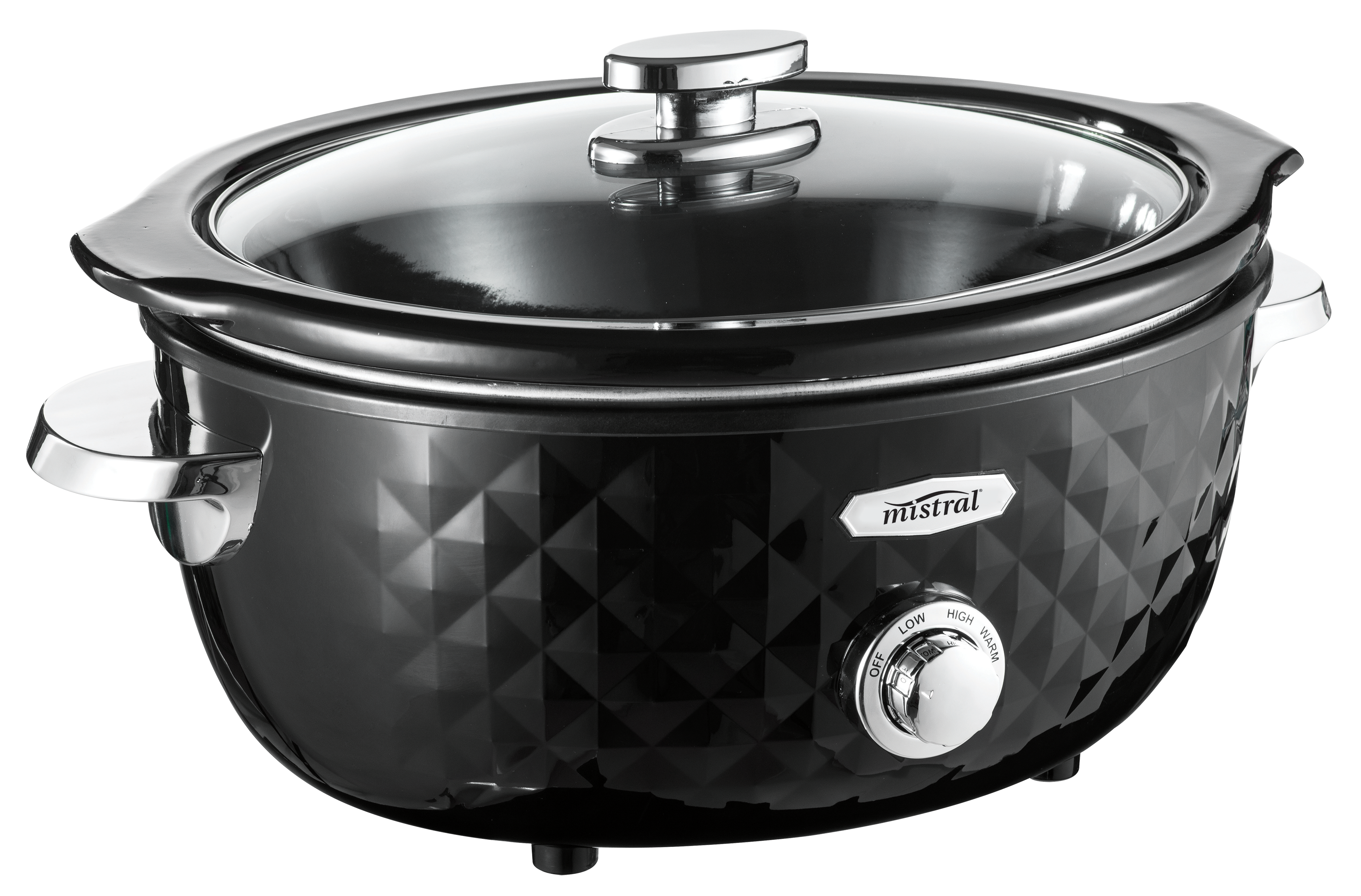 Slow cook in style using the 3.3 Litre Slow Cooker Black by Mistral