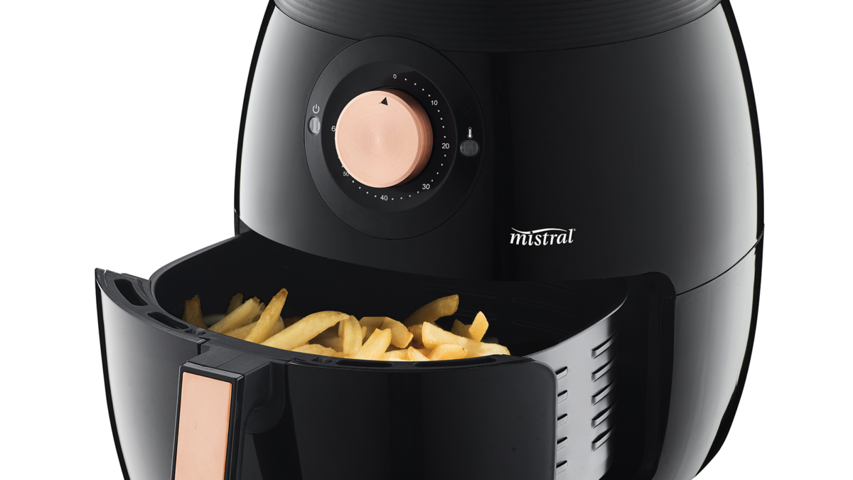 Enjoy healthier meals using the Mistral Digital Steam Air Fryer