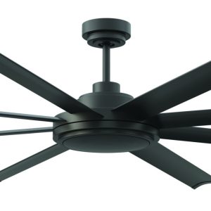Mistral 203cm Black Aluminium Ceiling Fan