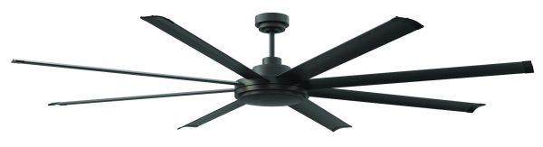 Mistral 203cm Black Aluminium Ceiling Fan