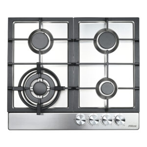 60cm 4 Burner Gas Cooktop- Stainless Steel