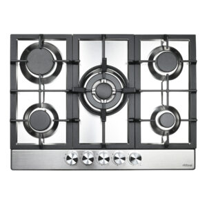 70cm 5 Burner Gas Cooktop- Stainless Steel