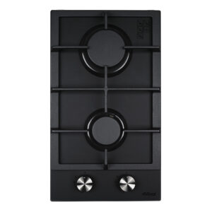 30cm Dual Burner Gas Cooktop - Matte Glass