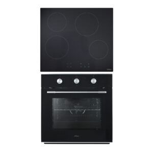 Black Cooktop Pack - Oven with Ceramic Cooktop